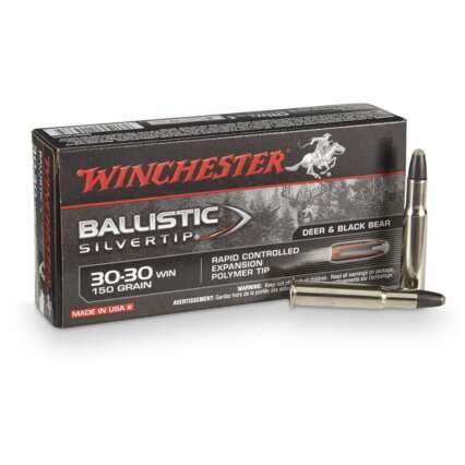 Winchester Ballistic Silvertip .30-30 Ammo Winchester BST 150 Grain 500 Rounds