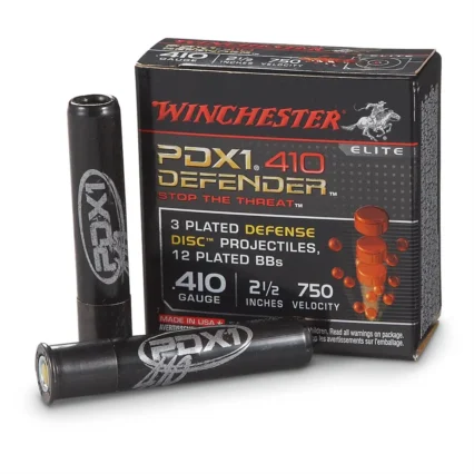 Winchester PDX1 410 Gauge 2 1/2″ Shells Self Defense Discs 500 Rounds