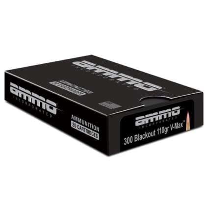 Ammo Inc. 300 Blackout 110 grain V-Max Ammunition – 200 Rounds