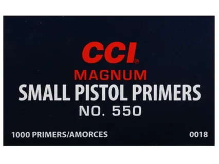 CCI Small Pistol Magnum Primers #550 Box of 1000
