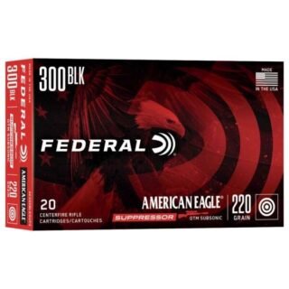 Federal American Eagle 300 AAC Blackout Ammo 220 grain Subsonic OTM – AE300BLKSUP2 500 Rounds