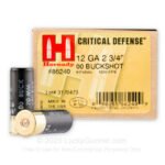 12 ga - 2-3/4" - 00 Buck - Critical Defense - Hornady - 100 Rounds